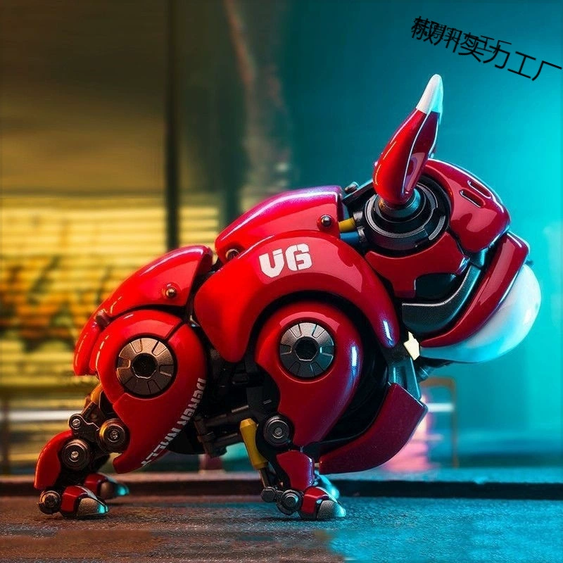Mechanical beast, airplane, robot dog, movable toy, minifigure, doll, punk style