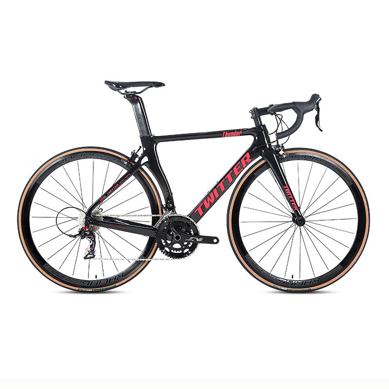 Thunder C brake 22 speed variable speed 700C commuting comfortable and practical carbon fiber wind-breaking racing road bike