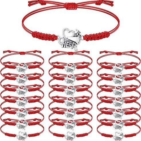 Бестселлер Amazon: регулируемый браслет для чирлидинга, ручной работы, для чирлидинга