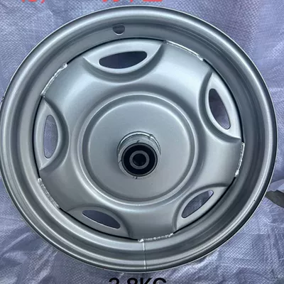 Motorcycle wheel hub | steel wheel hub steel - 400-12-integrated-front-wheel-bearing-6302-silver
