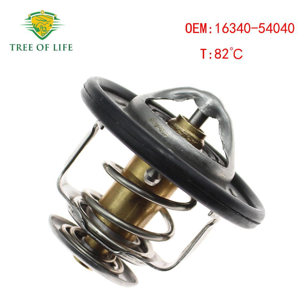 16340-54040 es adecuado para el termostato de refrigerante del motor Toyota Mitsubishi 82 °C