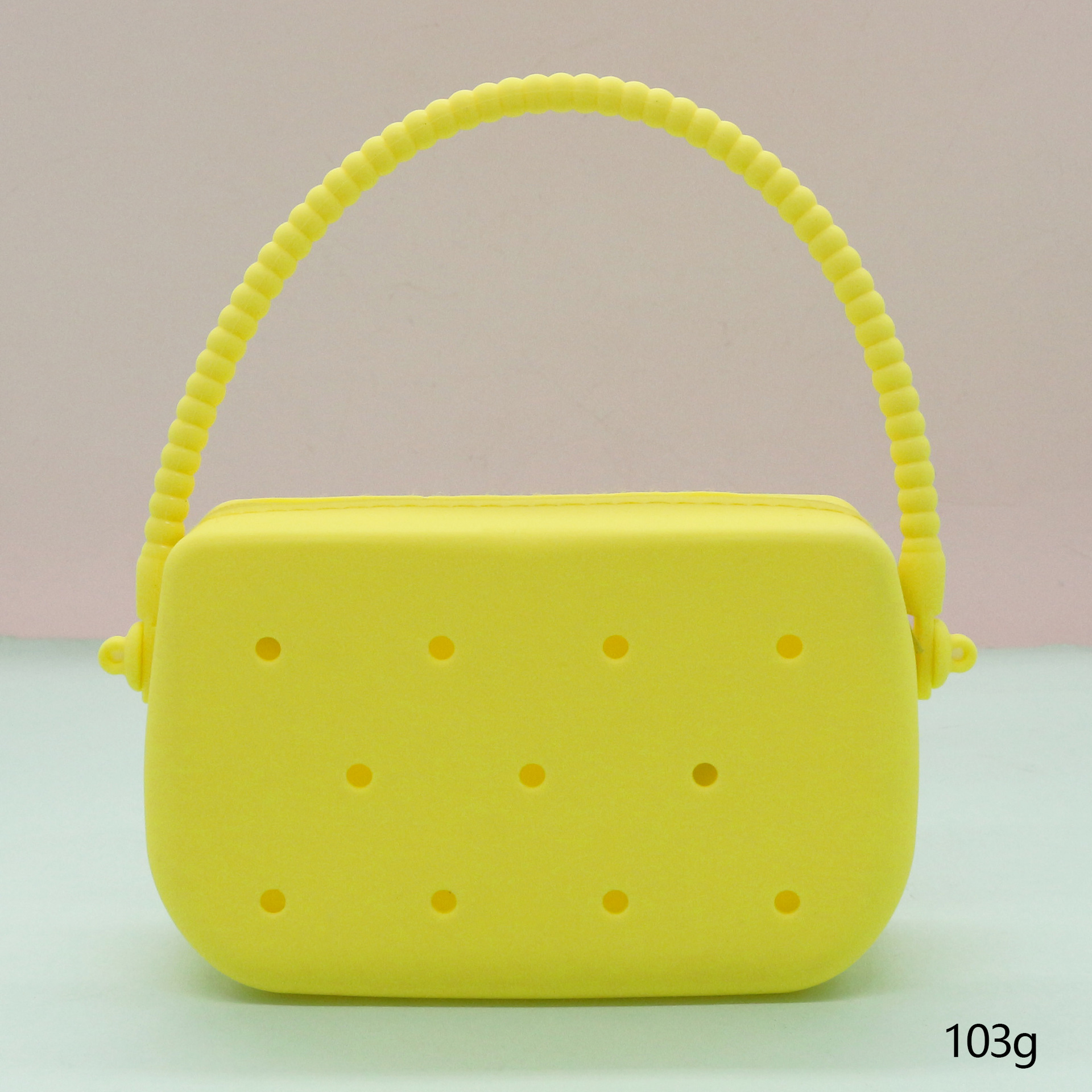 Inventario de dibujos animados de silicona agujero bolsa mini bolso diy bolsa de almacenamiento bolso auriculares llavero colgante regalo