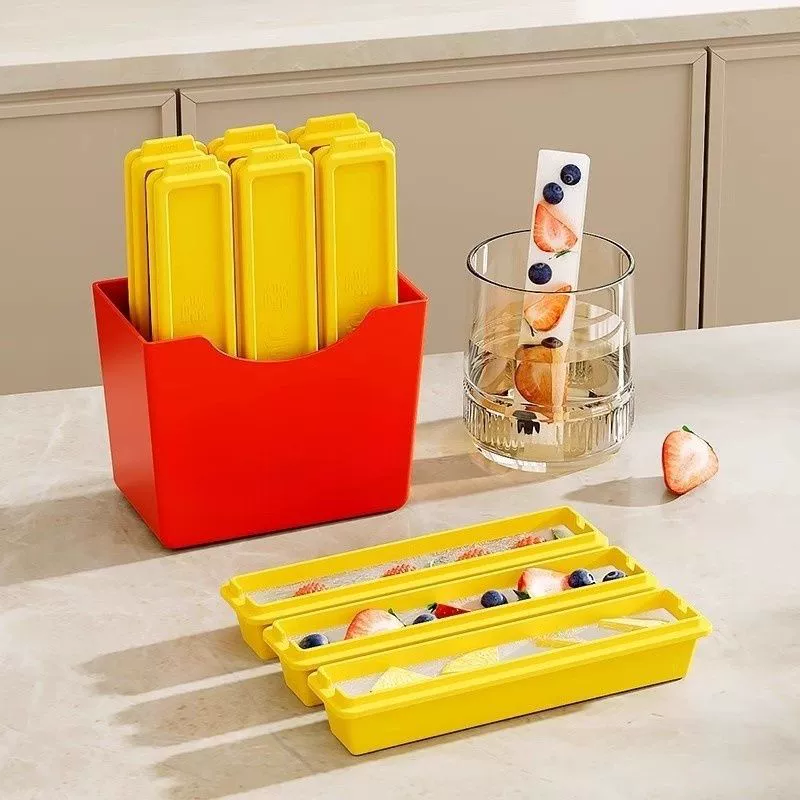 Силиконовый лоток для кубиков льда для домашнего приготовления кубиков льда и ледяных батончиков, большая форма для кубиков льда для домашнего использования.