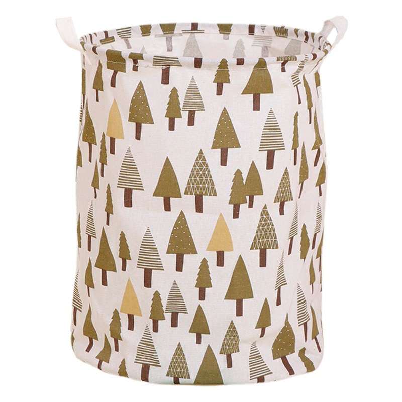 Transfronterizo Amazon 35*45cm de almacenamiento plegable cesta de la ropa cesta de almacenamiento plegable cubo redondo cesta de la ropa