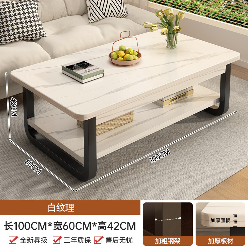 Mesa de centro, mesa pequeña, sala de estar, sofá doméstico, mesa lateral, apartamento pequeño moderno simple, dormitorio de alquiler, mesa de té simple