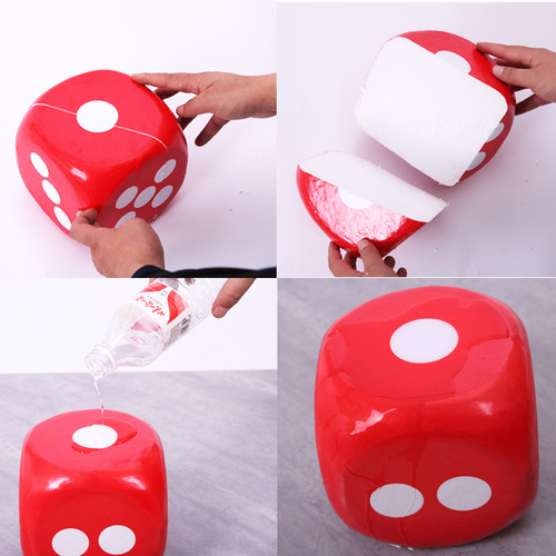 Foam big dice, large dice sieve, swing props, lottery team building games, toys and teaching aids