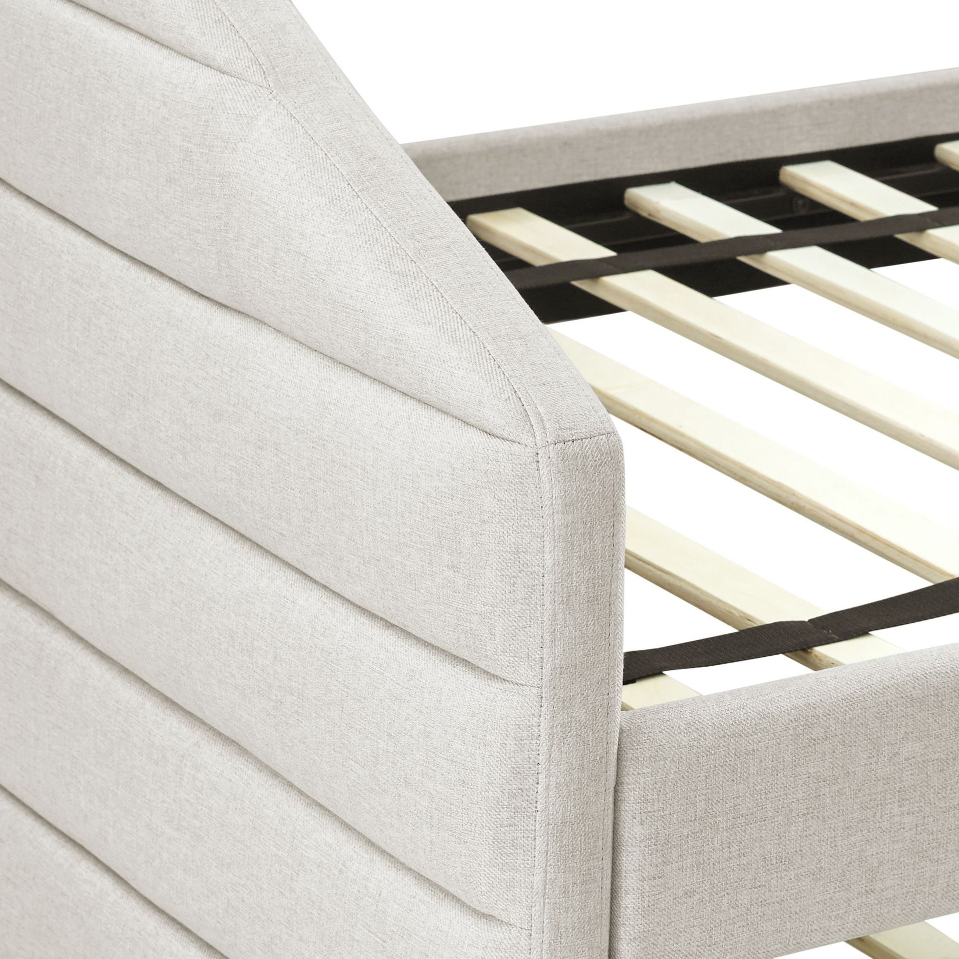 Cama de tela moderna y simple nórdica de lujo ligero pequeño paquete blando red dormitorio principal colchón de espuma de memoria cama doble