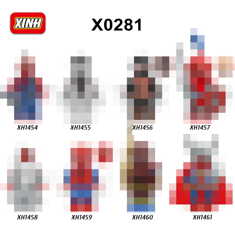 X0281 телевизионный набор пазлов для сборки, игрушка-сумка, иностранная торговля, варианты цвета X0281, XH1454–XH1461