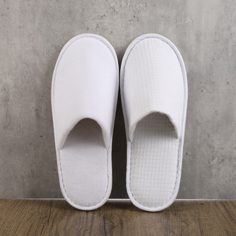Five-Star Hotel, B&B, Spa Hotel, Airline Customized Non-Slip Washable Disposable Waffle Slippers