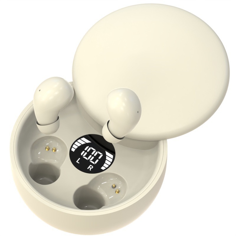 新品SK26睡眠蓝牙耳机跨境爆款私模TWS双入耳式5.4新型滑盖充电仓|undefined