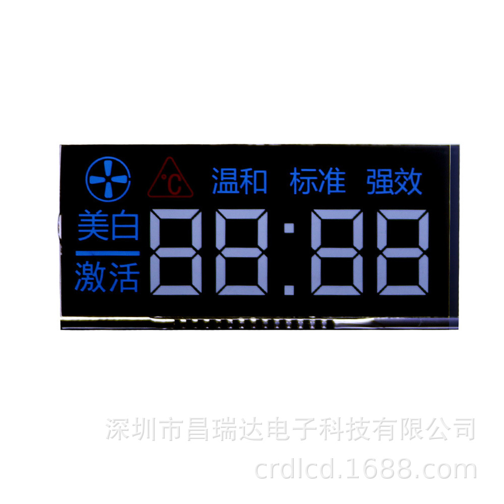 厂家供应 LCD液晶显示屏 专业生产段码TN HTN LCD液晶屏