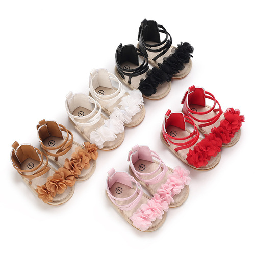 Summer 0-1 Year Old Baby Girls' Rubber-Soled Sandals