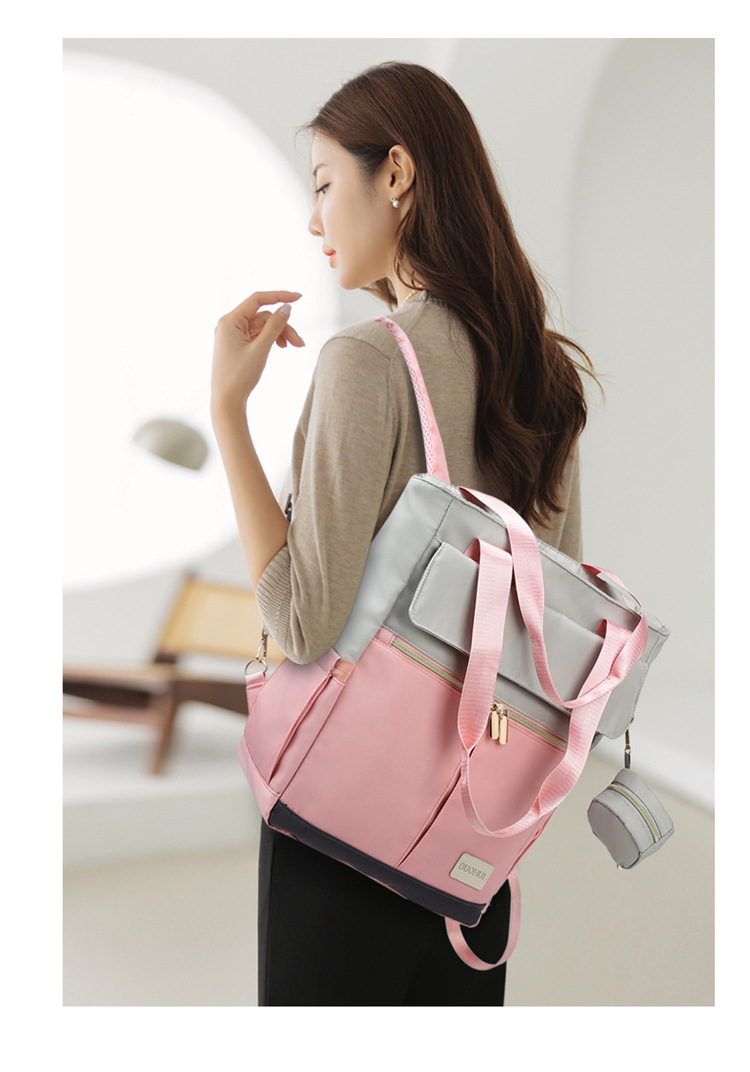 New fashionable and multi-functional mom bag, large-capacity mother and baby bag, travel backpack, single-shoulder bag, handbag undefined