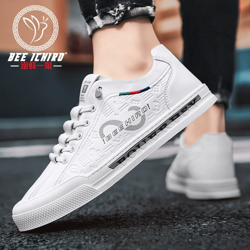 Sneakers BeeWolf, модные белые кроссовки, универсальная повседневная обувь, натуральная кожа