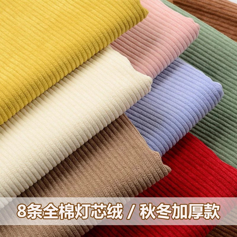 Хлопковая вельветовая ткань, куртка пуховик, толстовка, штаны, 8W