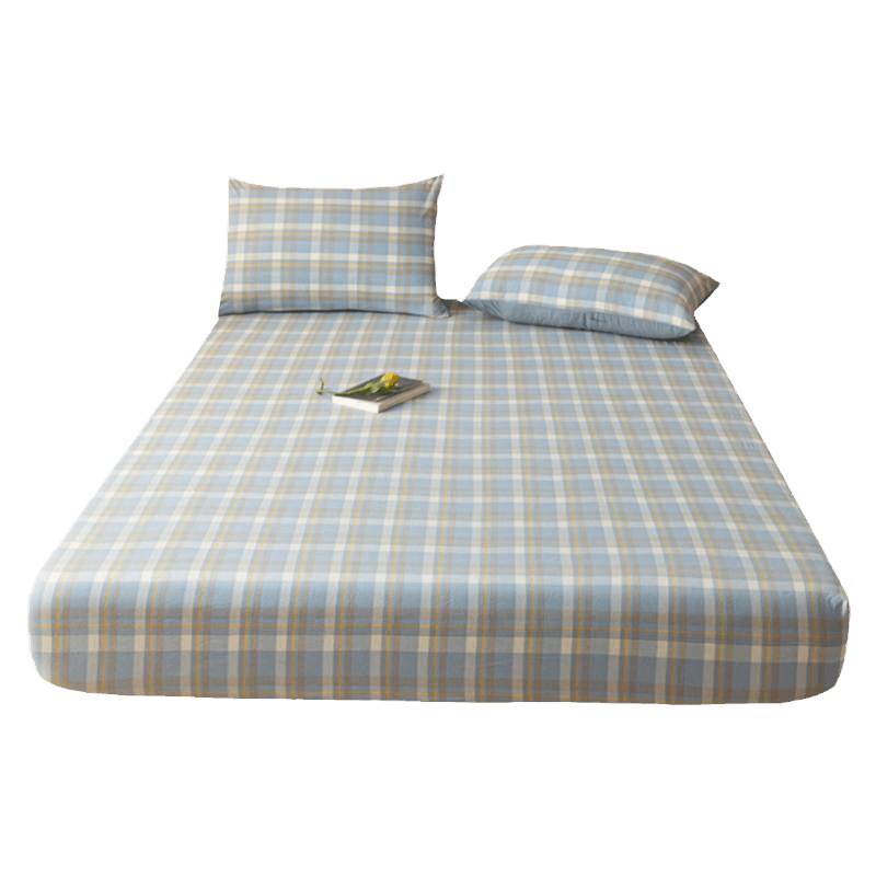 100 funda de cama de algodón funda de cama de algodón de una sola pieza cubierta de polvo cubierta protectora de colchón Simmons 2025 nuevo