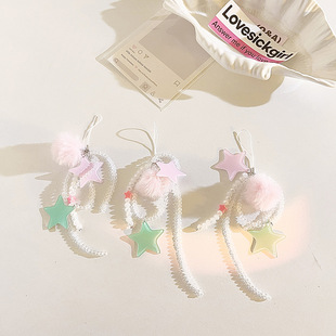 Light Luxury All-match Ins Star Pendant Mobile Phone Lanyard Camera Chain Keychain Hanging Chain ccd Hanging Ornaments Universal B21