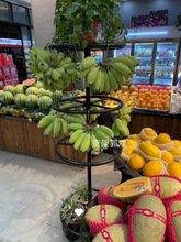 客厅立式榴莲新款架旋转金属香蕉超市串网红香蕉陈列架挂架创意