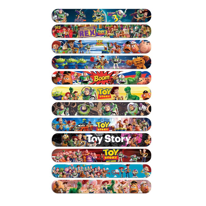 Toy Story Snap Ring Children's Party Bracelet Cartoon Snap Ring Pixar Woody Buzz Lightyear