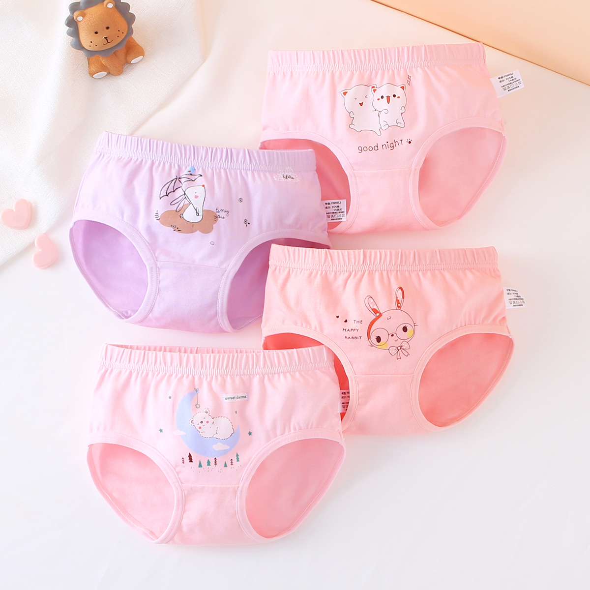 Niña triángulo 7a clase de algodón para niños niñas bebés niñas pantalones cortos para niños mayores pantalones al por mayor