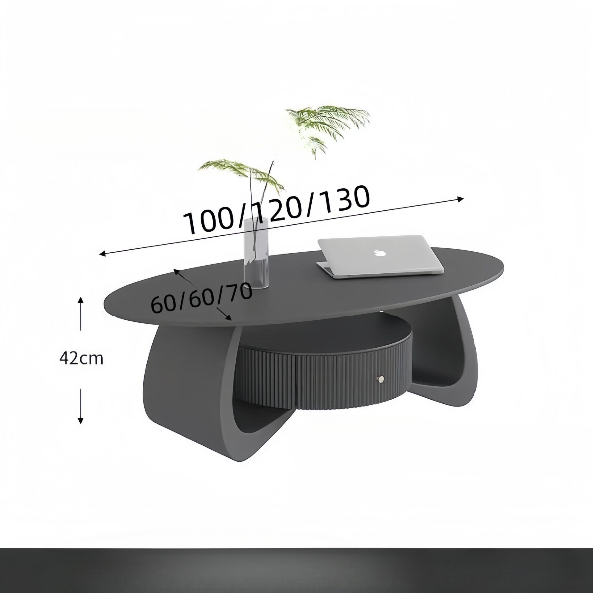 검정색 바닥 1개 + 순흑색 데스크탑, 100*60*42(소형 아파트)