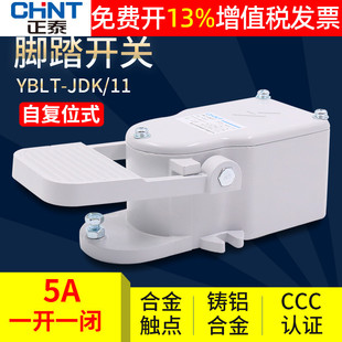 Chint Foot Pedal 220V Self-resetting Electric Machine Punch Machine Tool 380V Foot Switch Pedal YBLT-JDK/11
