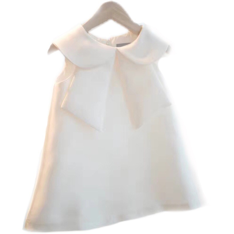 Princess Party Dress For Girls – Elegant Toddler Formal Gown With Puffed Sleeves, Soft Polyester, Flower Girl & Birthday Dress For Ages 1-8 Years_voghion.com