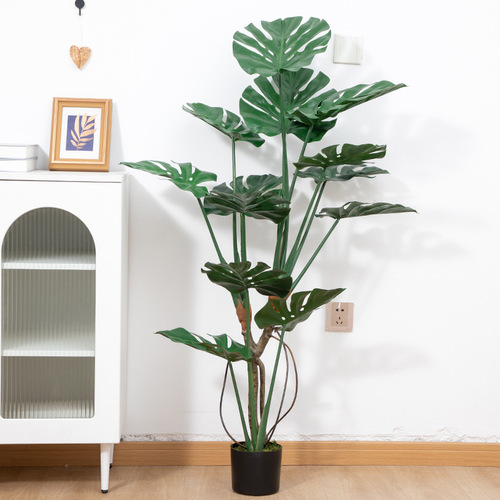 Simulated trees, green plants, potted plants, interior decoration, simulated plants, fake flowers, bonsai ornaments, fake trees, fake green plants, traveler bananas