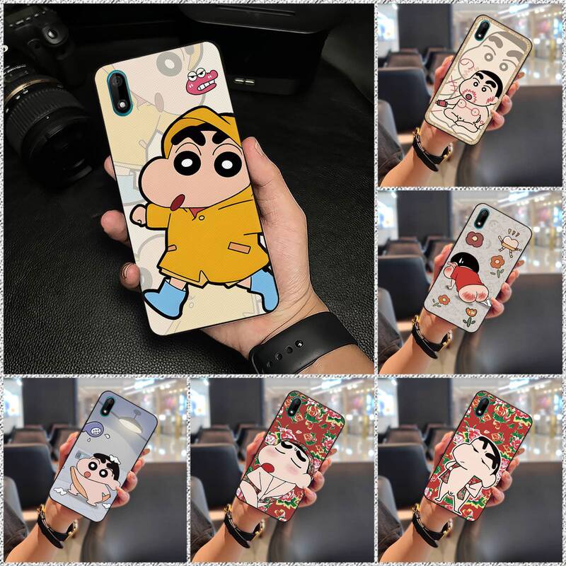 Suitable for Wiko Mobile Phone Case Anime Pure Color Cooling Stylish Funny Silicone Xiaoxin All-Inclusive Edge Texture Crayon