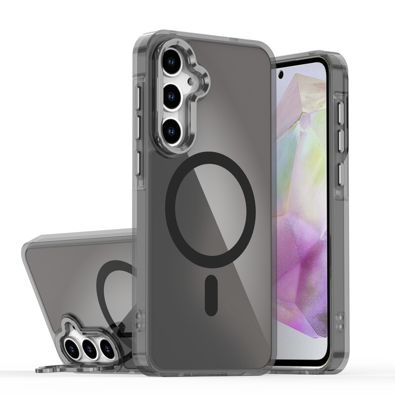 Suitable for Samsung A17 Bright Shadow Chameleon Magnetic Phone Case A07 Bracket A56 Anti-Fall A36 Protective Cover A26