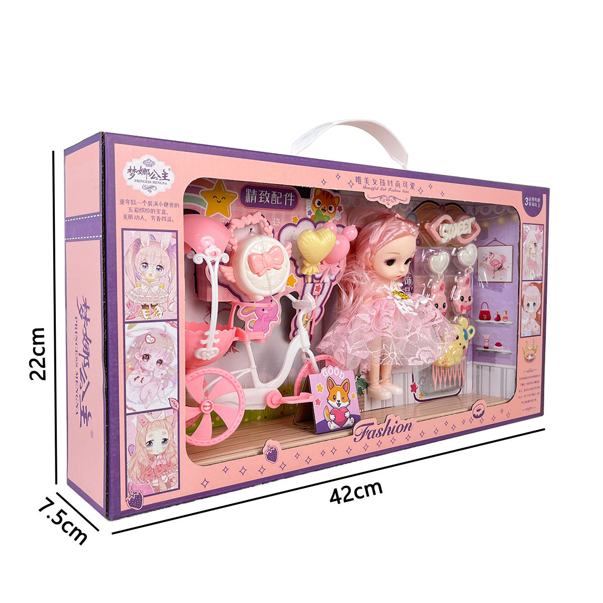 Juguetes para niñas Barbie Muñeca Vestir Accesorios Juegos de la casa Simulación Princesa Falda Vestir Jardín de infantes Regalos de admisión