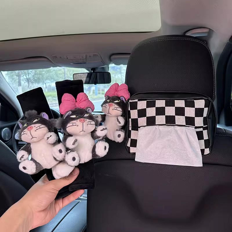 Caja de toallas para automóviles, caja de extracción de papel para automóviles, bolsa de papel para automóviles, bolsa de colgar para automóviles, caja de colgar para adornos creativos y lindos