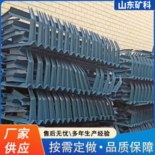 托辊支架 矿用皮带机槽型支架 输送机三连托辊固定架子