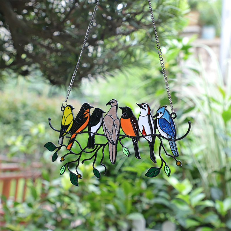 100g Weight pendant Home Textiles & Decor Type 1 Piece Quantity Indoor, Party Occasion Pastoral Bird Alloy Pendant Artificial Decorations