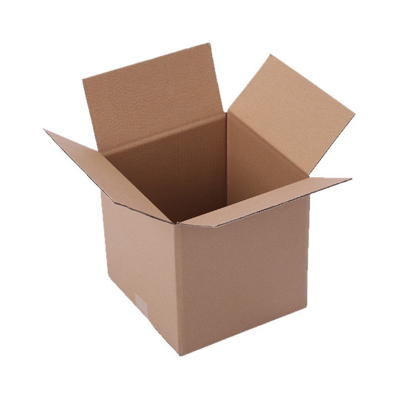 Cajas de envío cuadradas en stock para embalaje, almacenamiento y logística, cajas de mudanza grandes de cartón corrugado extra resistentes.