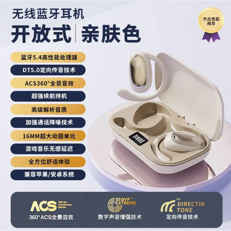 GT512 nuevo alta calidad de sonido ultra larga duración Bluetooth 5.4 pantalla digital modelo privado auriculares Bluetooth