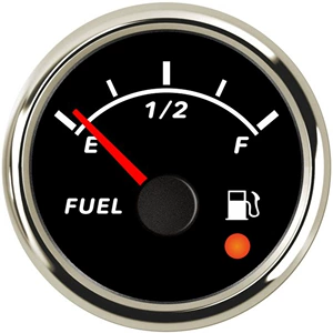 52mm with alarm light pointer oil level gauge oil gauge car RV ship modification universal fuel gauge fuel gauge