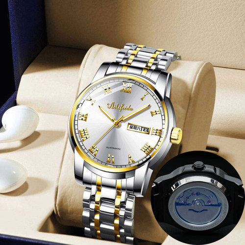 Alyfida quartz watch men's back cover hollow out live broadcast wholesale one piece 