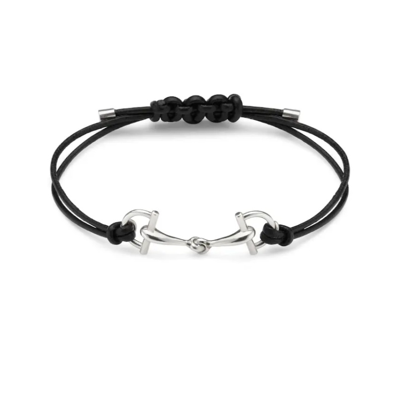 Gujia's new adjustable hand-woven stirrup bracelet features a stylish design and is suitable for both men and women as a couple's accessory