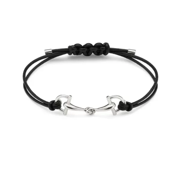 Gujia's new adjustable hand-woven stirrup bracelet features a stylish design and is suitable for both men and women as a couple's accessory