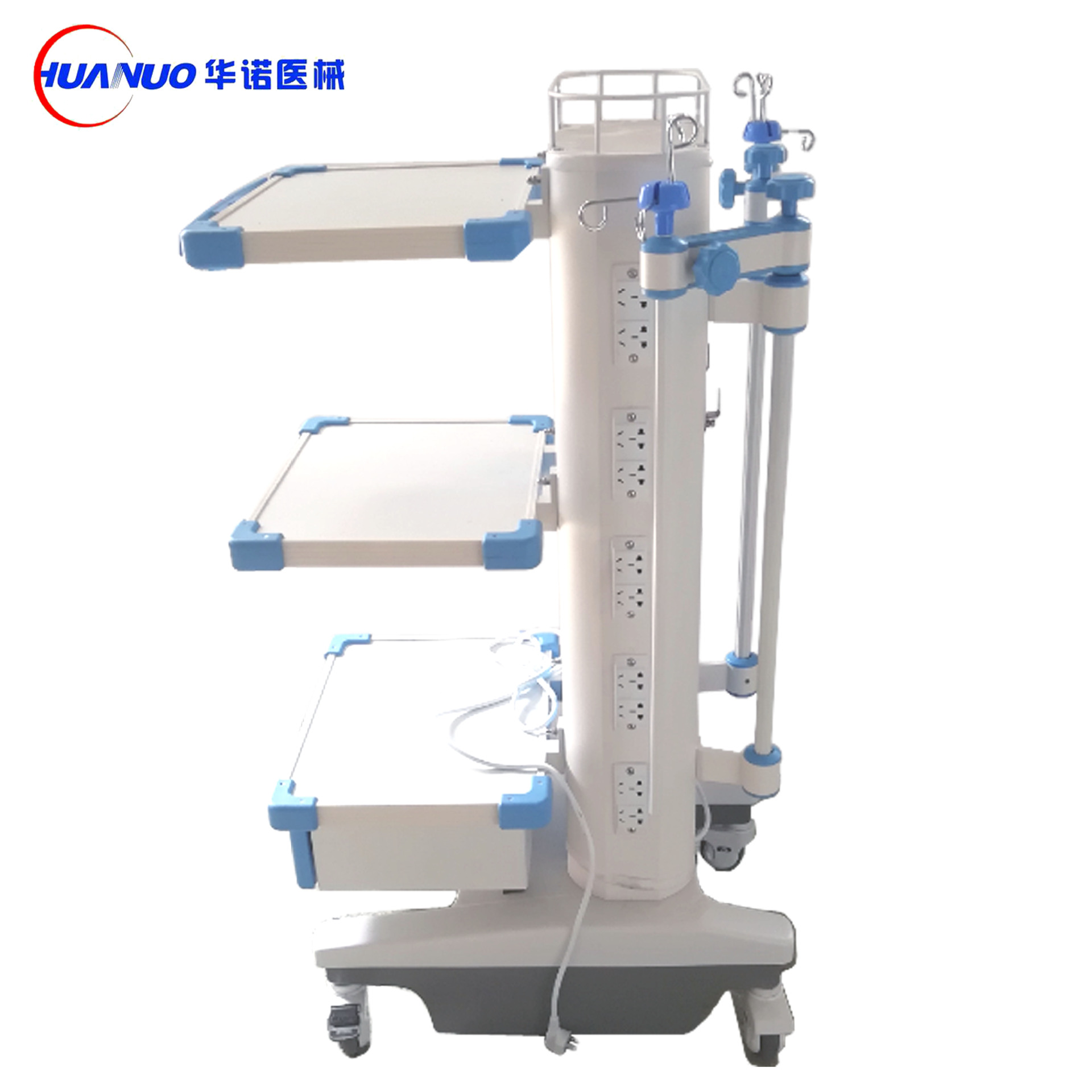 节省空间厂家供应支持代发多层仪器放置移动腔镜塔HNDT-12