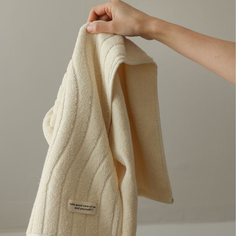 Super Soft Cotton Class A High Color Value Double Strand Pure Cotton French Curved Strong Absorbent Bathroom Towel Bath Towel Face Towel