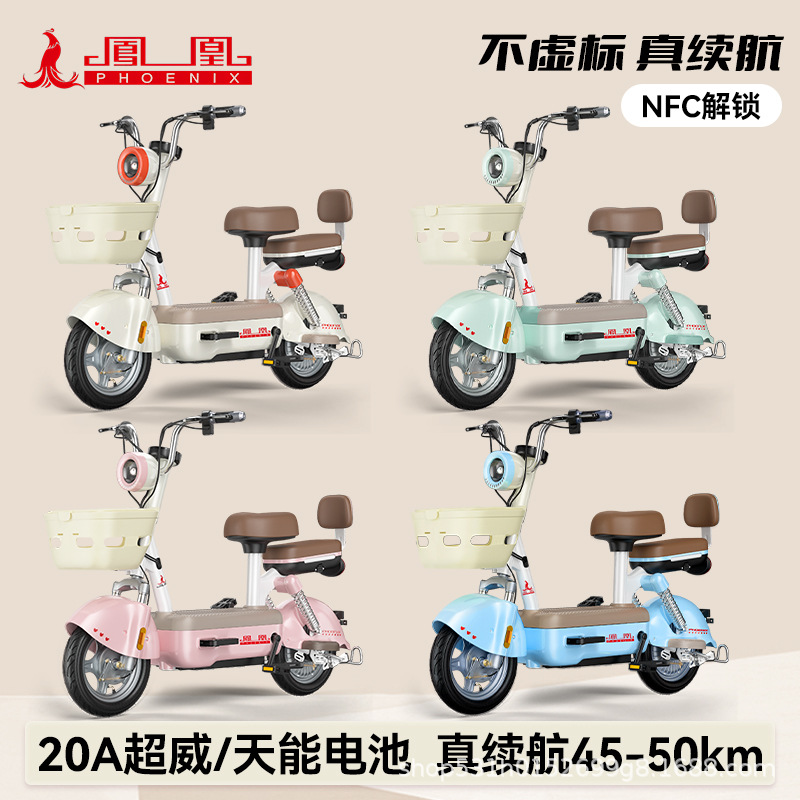 Phoenix2024 nuevo coche de batería para adultos Yuan Cosmos bicicleta eléctrica para trabajar en lugar de coche eléctrico para chicas pequeñas