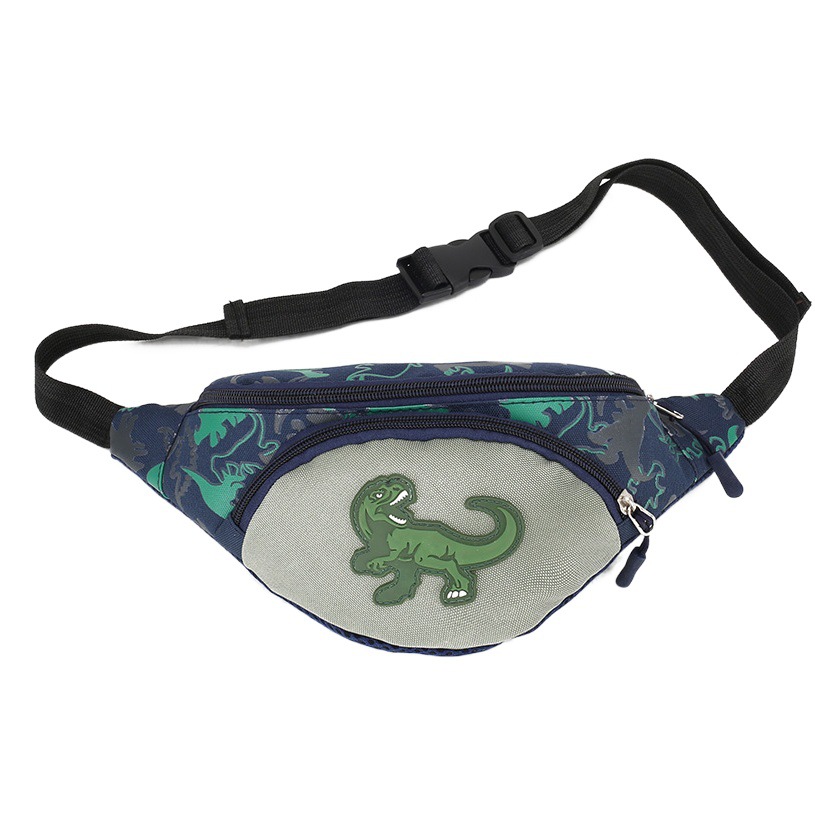 Children's Waist Bag 2021 New Cartoon Dinosaur Waist Bag Fashion Cute Small Satchel Cool Style Trendy Children's Trendy Bag