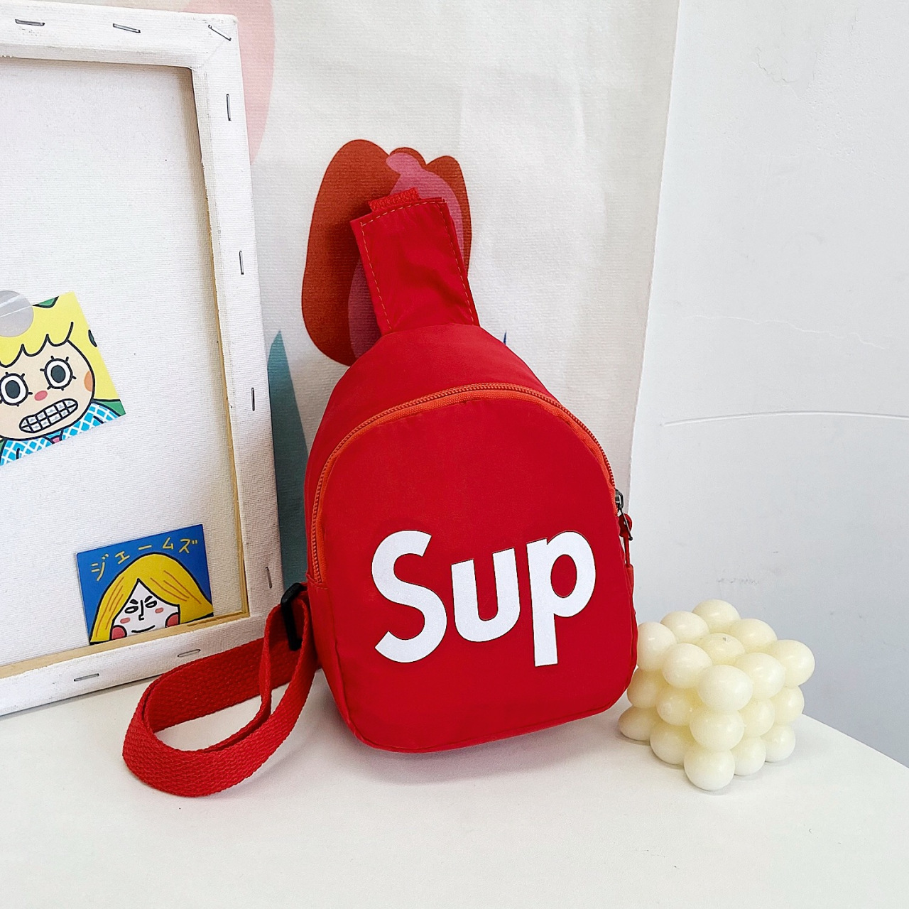 Nuevo estilo Coreano pequeño bolso de hombro para niños y niñas bolsa de hombro de Moda bolsa de pecho Cambio de accesorios bolsa de viaje bolsa de mensajero del hombro