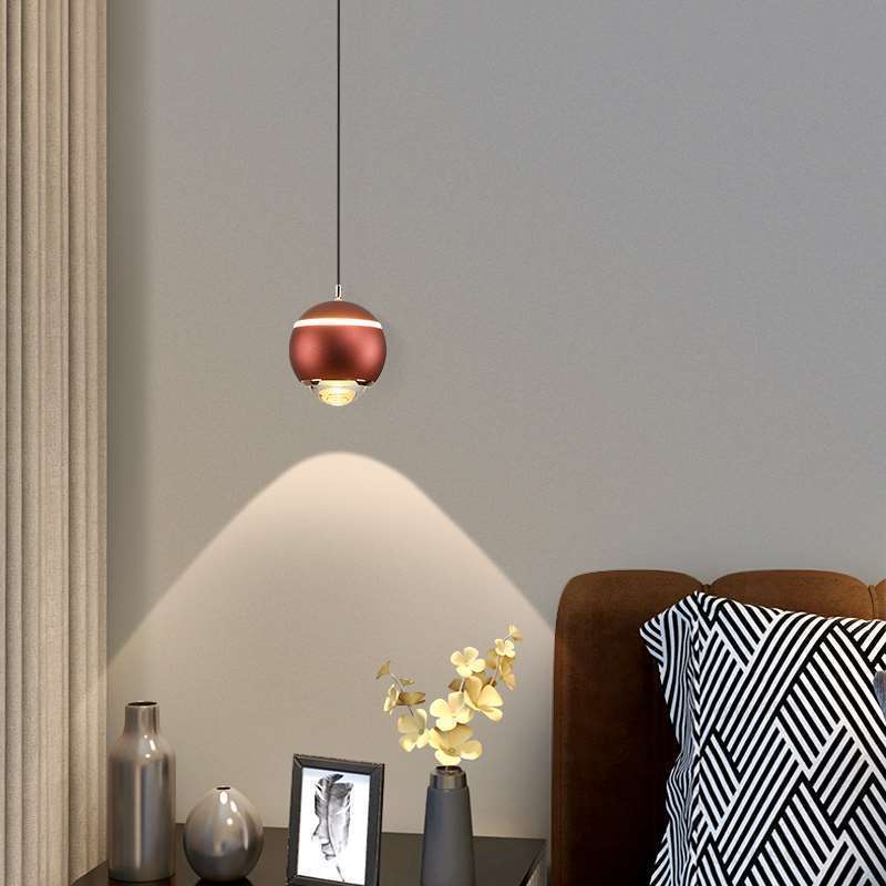 Lámparas y accesorios nórdicos simples líneas de elevación transfronterizas personalidades modernas pueden ser creativas lámparas de cabezal de cama bar dormitorio muy pequeño