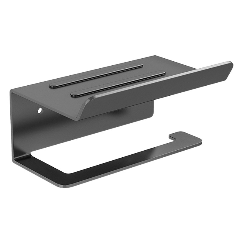 Soporte de pañuelos transfronterizo 304 soporte de papel higiénico sin agujeros de acero inoxidable caja de pañuelos de privacidad del baño soporte de papel enrollado caja de pañuelos húmedos