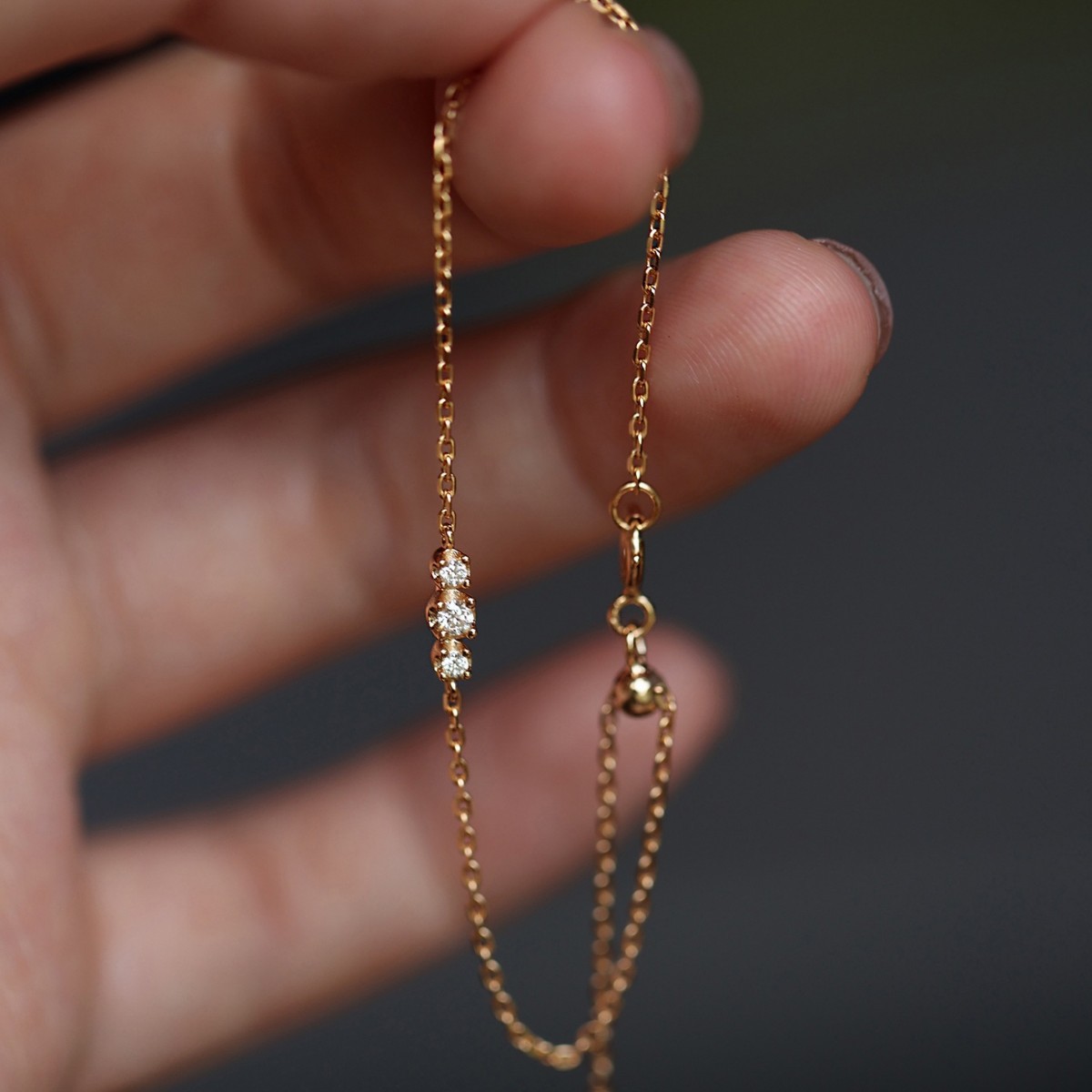 Sanshi~S925 Sterling Silver Gold-Plated Bracelet for Women, Ultra-Fine, Accessible Luxury, Simple, High-End, Exquisite and Versatile Birthday Gift