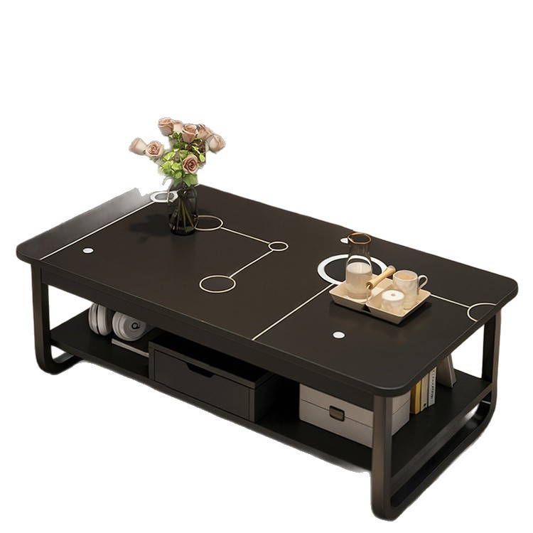 Mesa de té sala de estar simple casa de alquiler pequeña nueva mesa moderna minimalista creativa balcón mesa de té