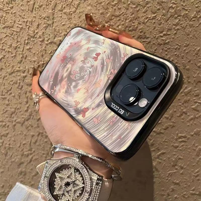 Nuevo vórtice personalizado para iPhone 16 funda para teléfono móvil Apple 15promax/14 Europa y América 13pro12 comercio exterior